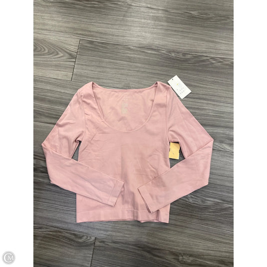 Top Long Sleeve By A New Day In Pink, Size: S