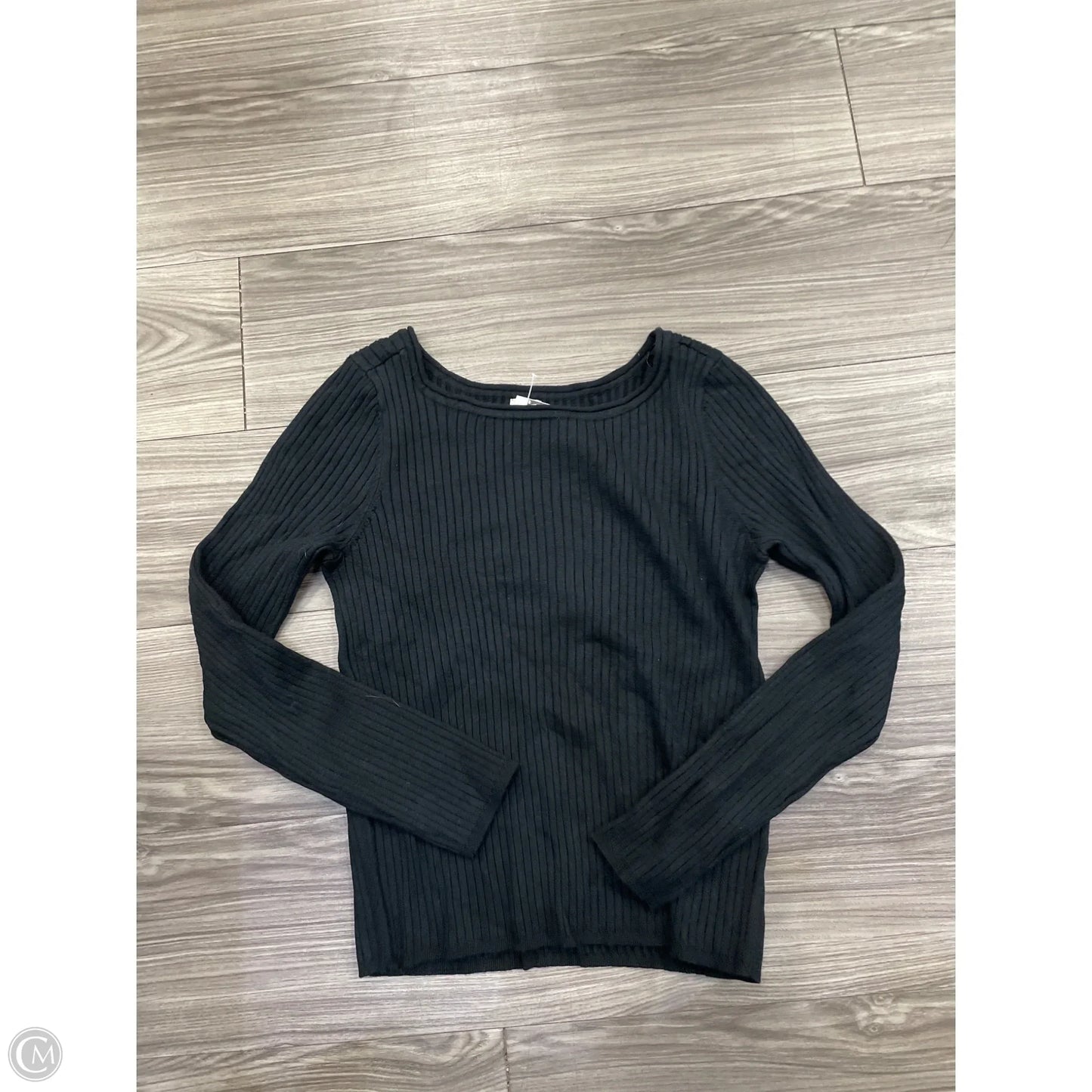 Top Long Sleeve By A New Day In Black, Size: Xxl