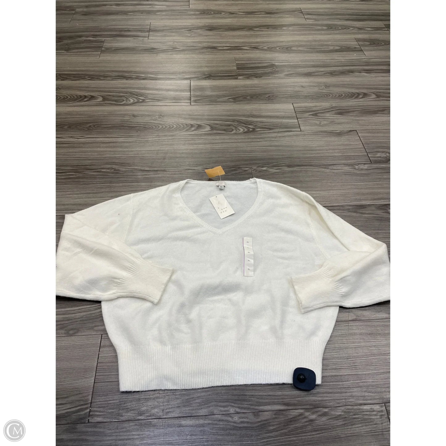 Sweater By A New Day In Cream, Size: Xl