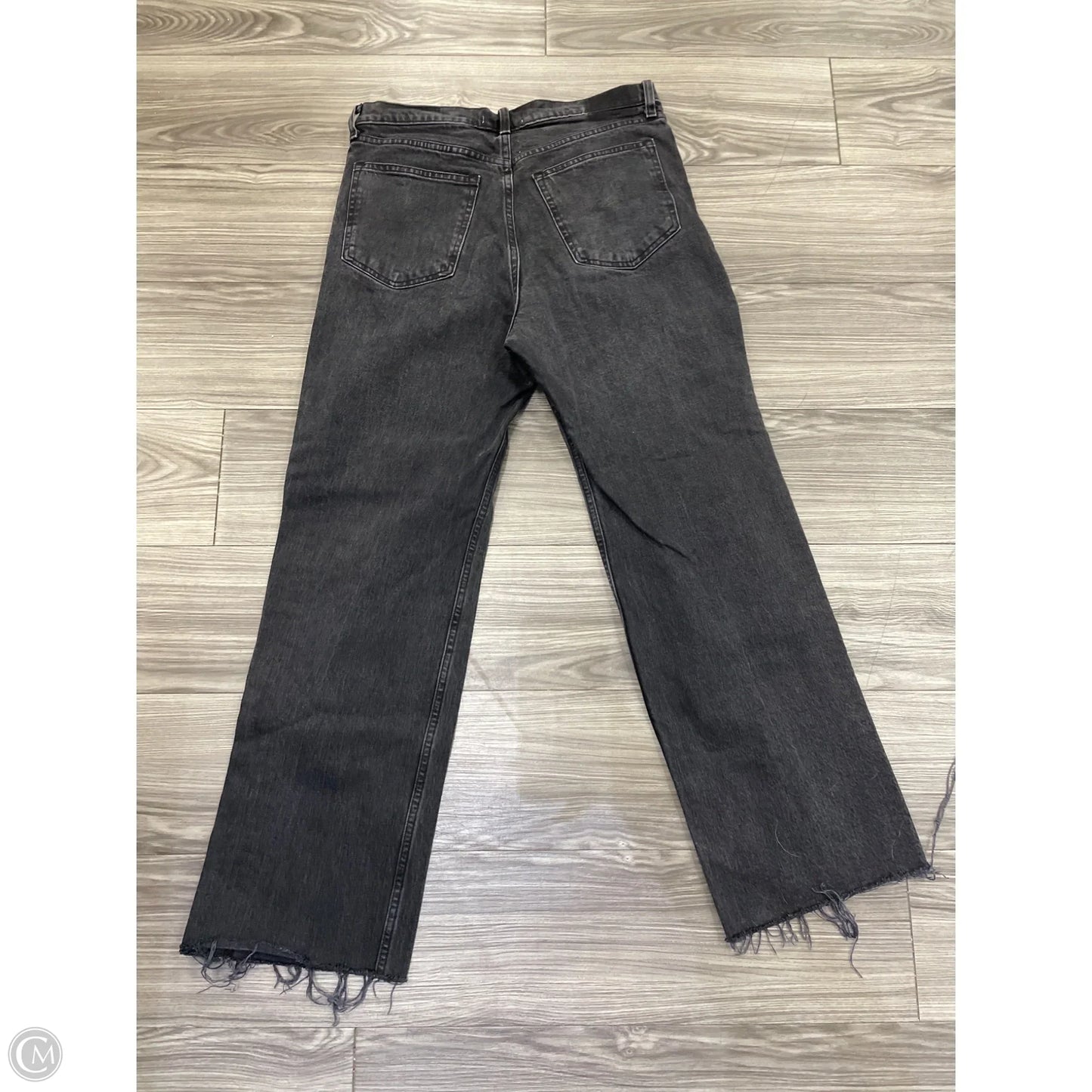 Jeans Wide Leg By Abercrombie And Fitch In Black, Size: 12