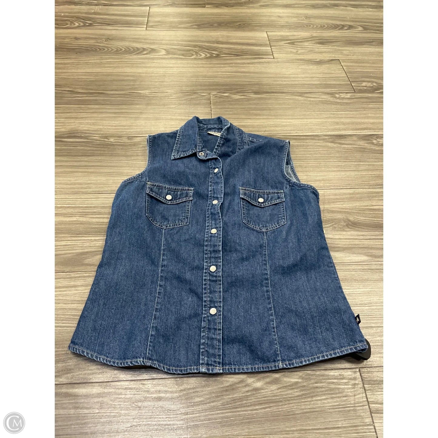 Top Sleeveless By Aeropostale In Blue, Size: M