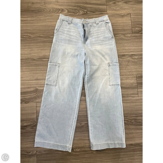 Jeans Wide Leg By Vanilla Star In Blue, Size: L