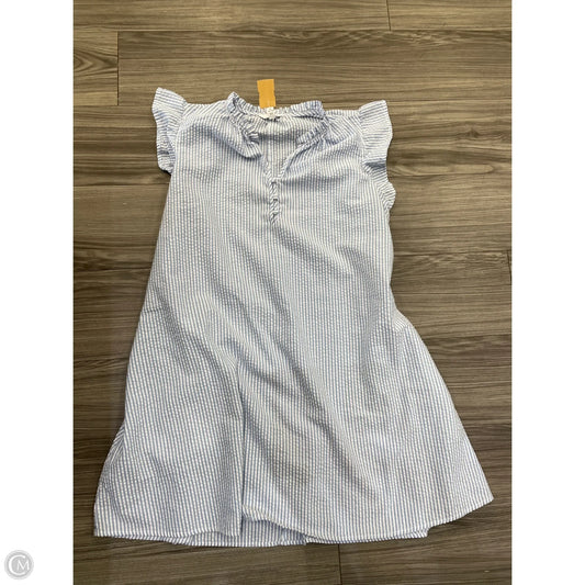 Dress Casual Short By Time And Tru In Blue & White, Size: Xl