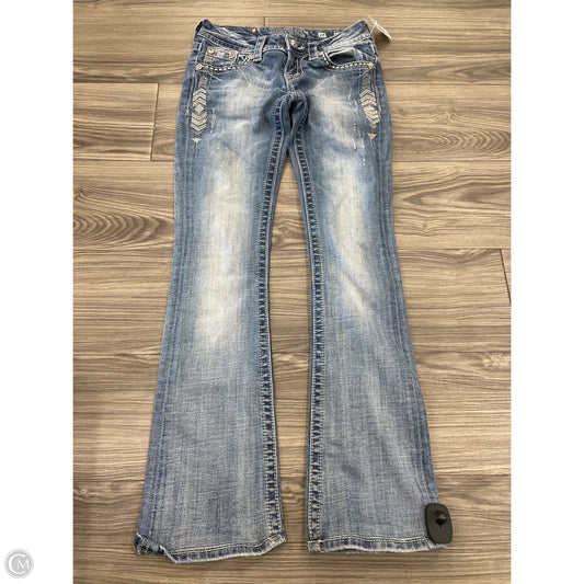 Jeans Boot Cut By Miss Me In Blue, Size: 0