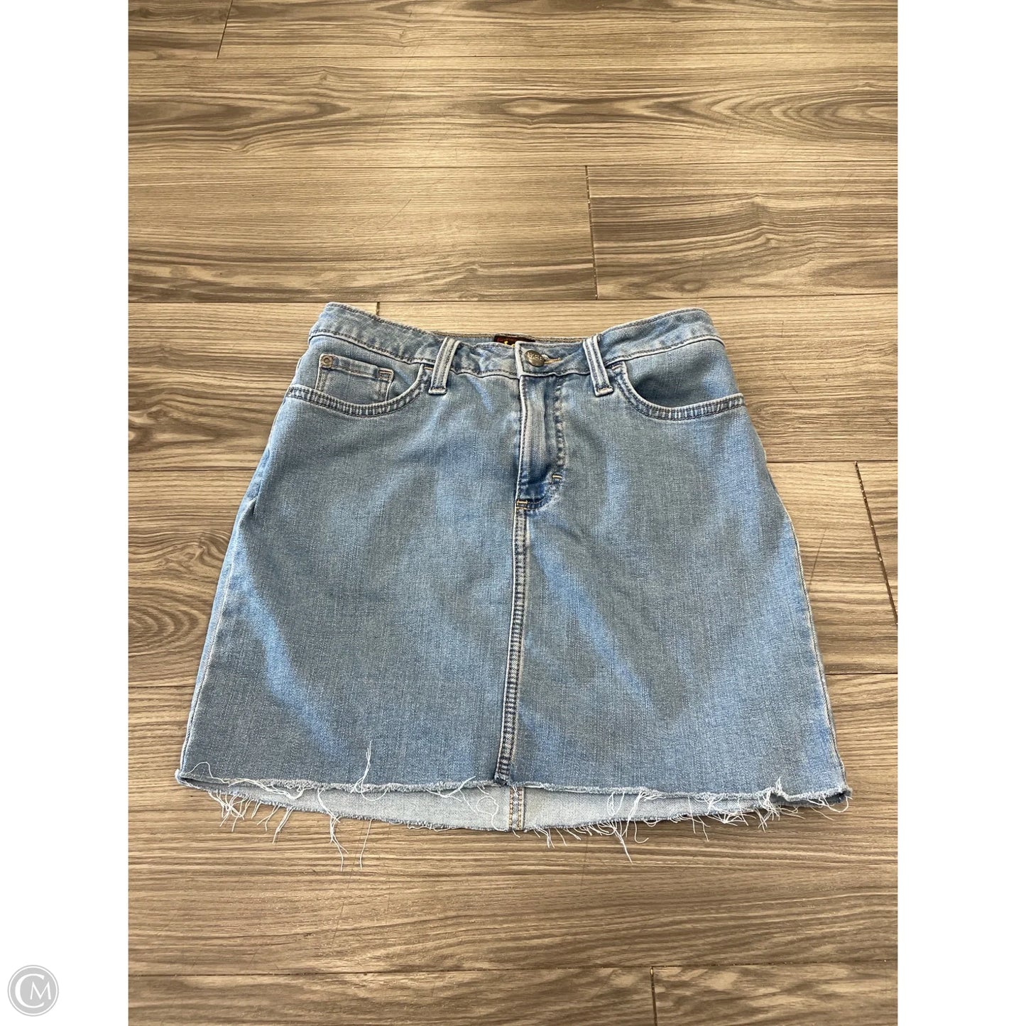 Skirt Mini & Short By Lee In Blue, Size: S