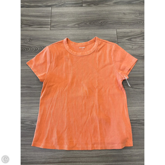 Top Short Sleeve By Old Navy In Orange, Size: Xl