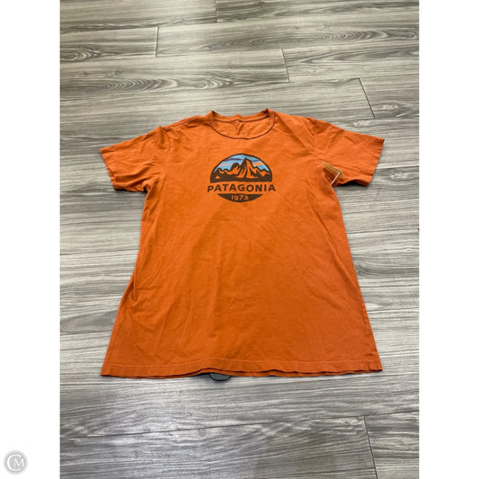 Top Short Sleeve By Patbo In Orange, Size: M