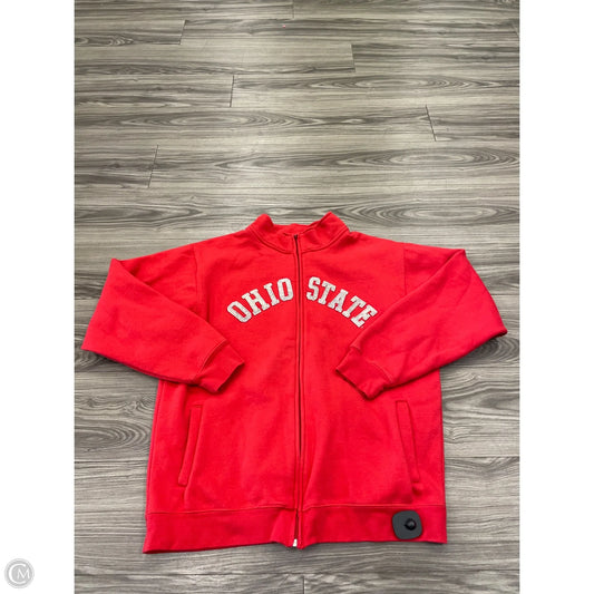 Sweatshirt Collar By Clothes Mentor In Red, Size: M