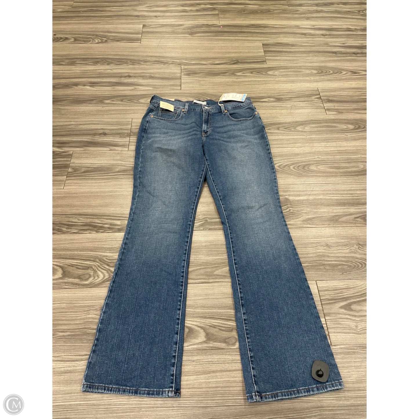 Jeans Boot Cut By Levis In Blue, Size: 12