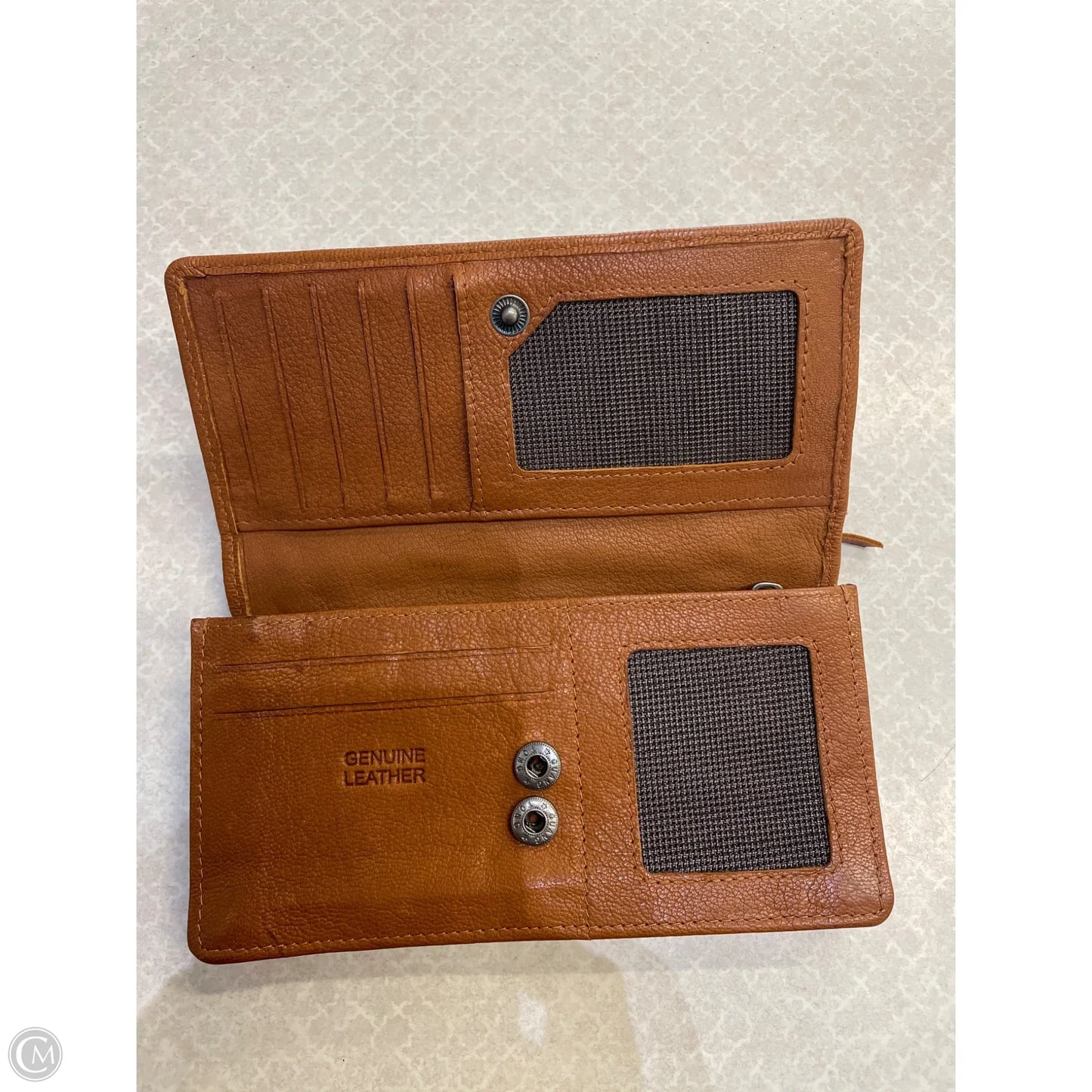 Wallet Leather By Clothes Mentor, Size: Small