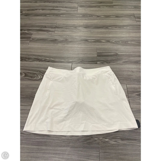 Athletic Skort By Members Mark In Cream, Size: Xxl