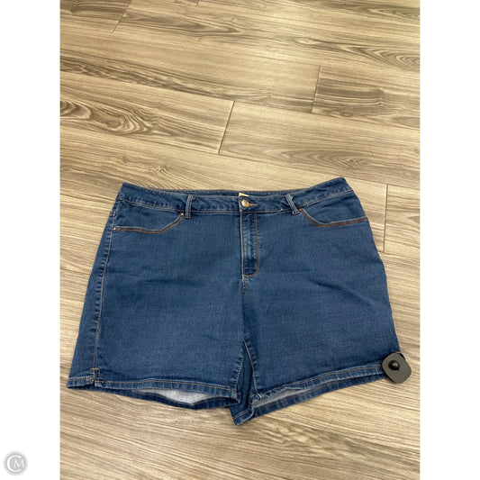 Shorts By Faded Glory In Blue, Size: 22
