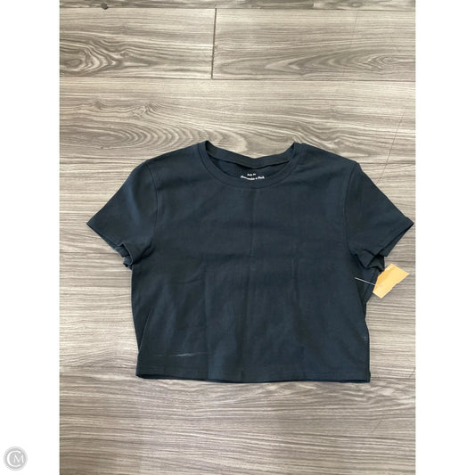 Top Short Sleeve By Abercrombie And Fitch In Black, Size: M