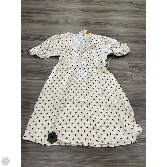 Dress Casual Short By A New Day In Polkadot Pattern, Size: M