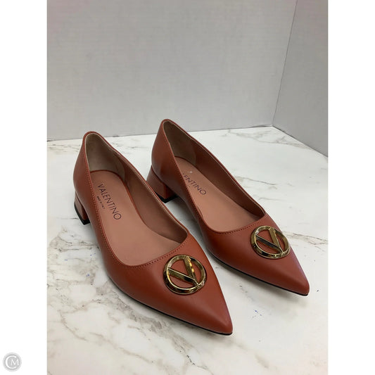 Shoes Luxury Designer By Valentino-garavani In Brown, Size: 6
