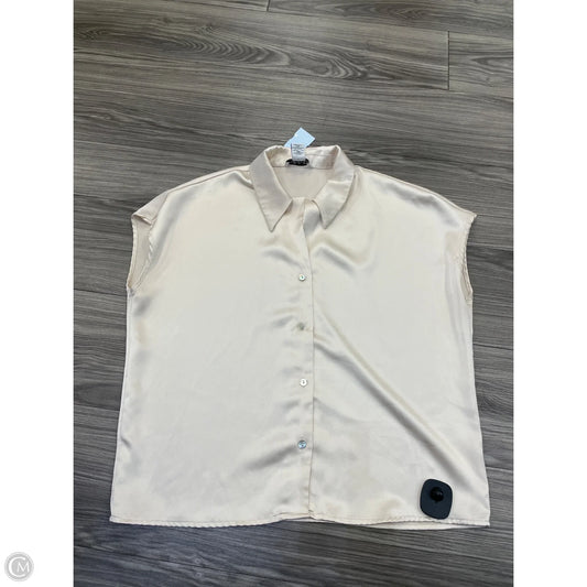 Blouse Sleeveless By Rachel Zoe In Cream, Size: M
