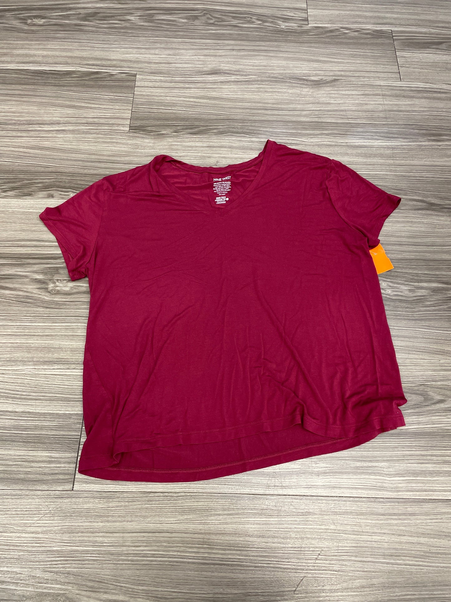 Top Short Sleeve By Nine West  Size: Xl