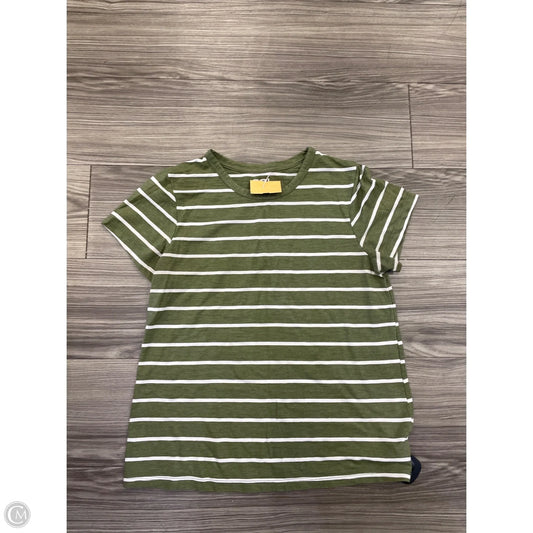 Top Short Sleeve By Time And Tru In Green, Size: M
