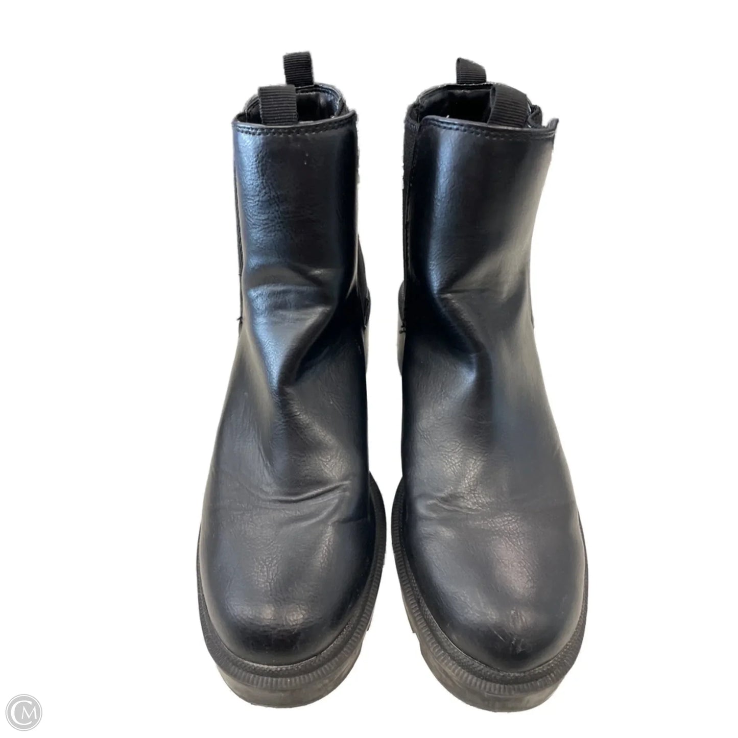 Boots Leather By Universal Thread In Black, Size: 11