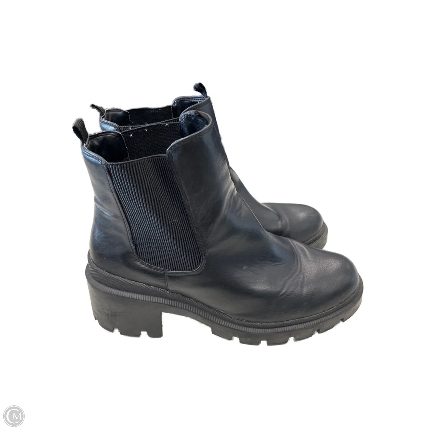 Boots Leather By Universal Thread In Black, Size: 11