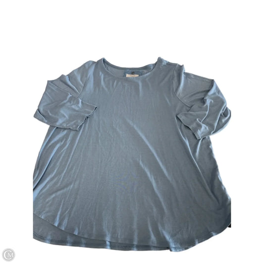 Top Long Sleeve By Cupio In Blue, Size: Xl