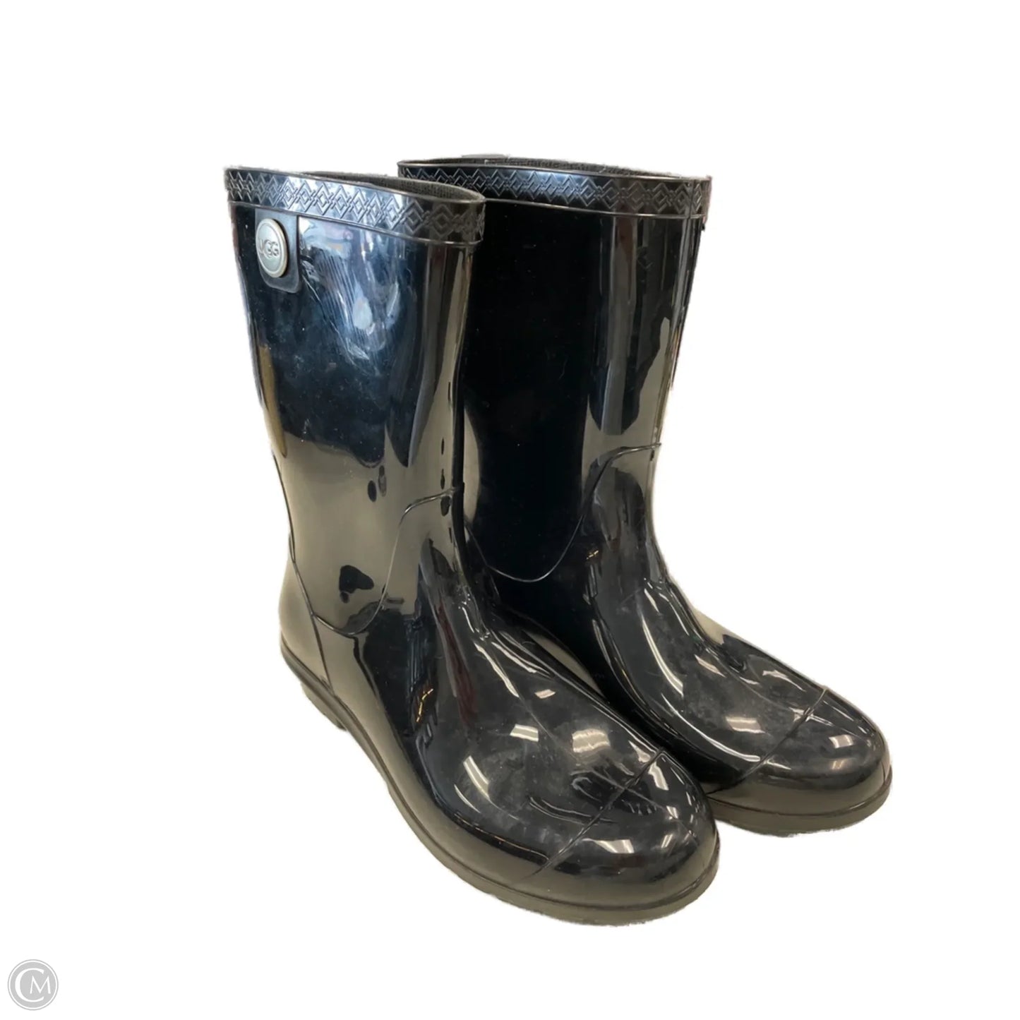 Boots Designer By Ugg In Black, Size: 8