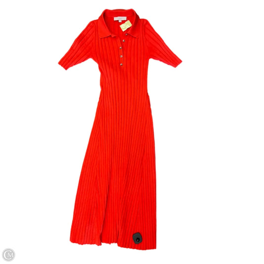 Dress Casual Maxi By Loft In Red, Size: S