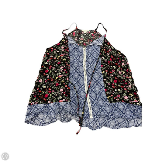 Tank Top By Umgee In Floral Print, Size: S