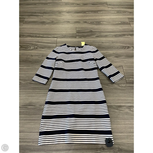 Dress Casual Midi By Banana Republic In Striped Pattern, Size: 4