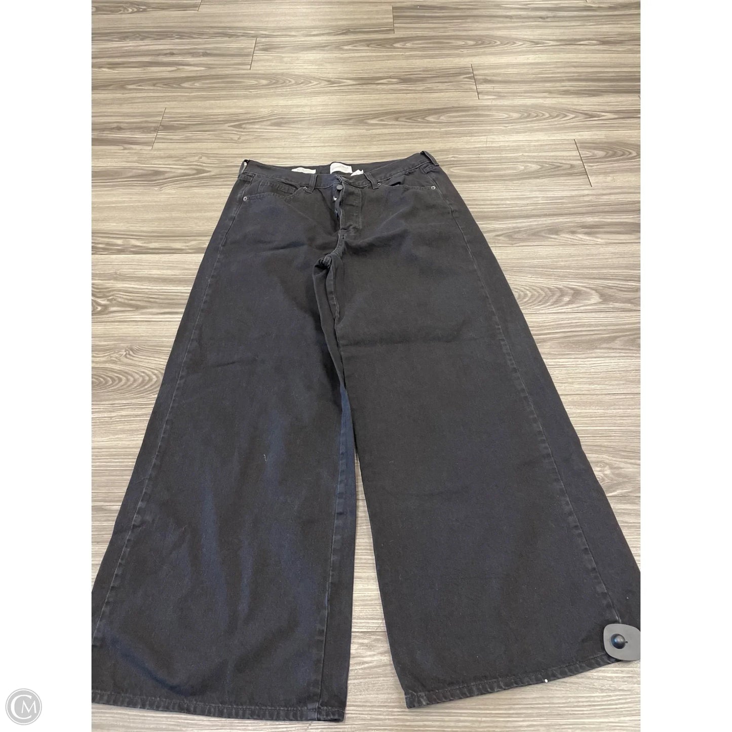 Jeans Wide Leg By Universal Thread In Black, Size: 14