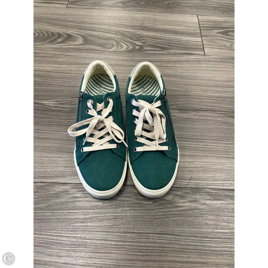 Shoes Sneakers By Taos In Green, Size: 9