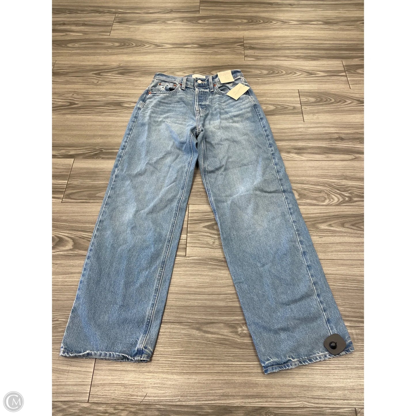 Jeans Wide Leg By Universal Thread In Blue Denim, Size: 4