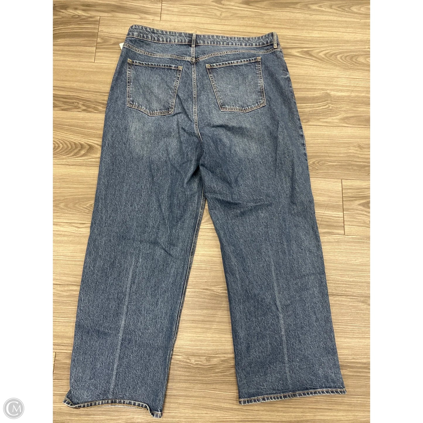 Jeans Wide Leg By Old Navy In Blue Denim, Size: 20