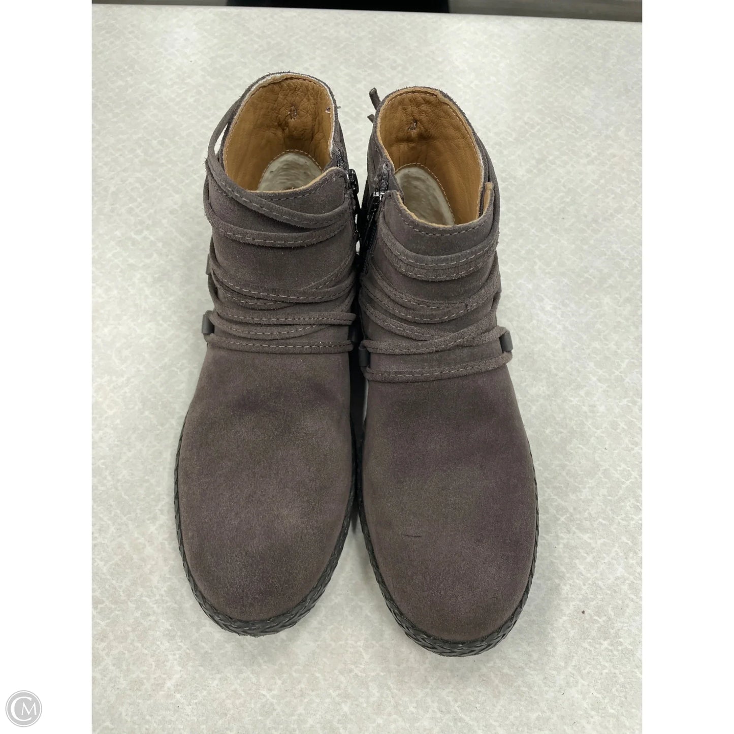 Boots Designer By Ugg In Brown, Size: 7