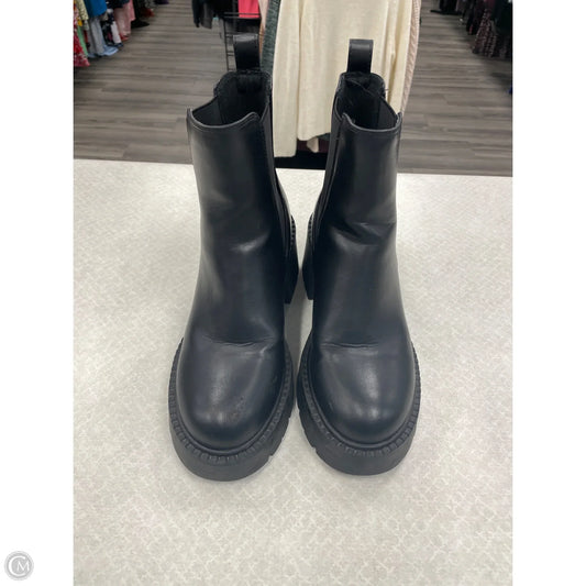 Boots Ankle Heels By Clothes Mentor In Black, Size: 6