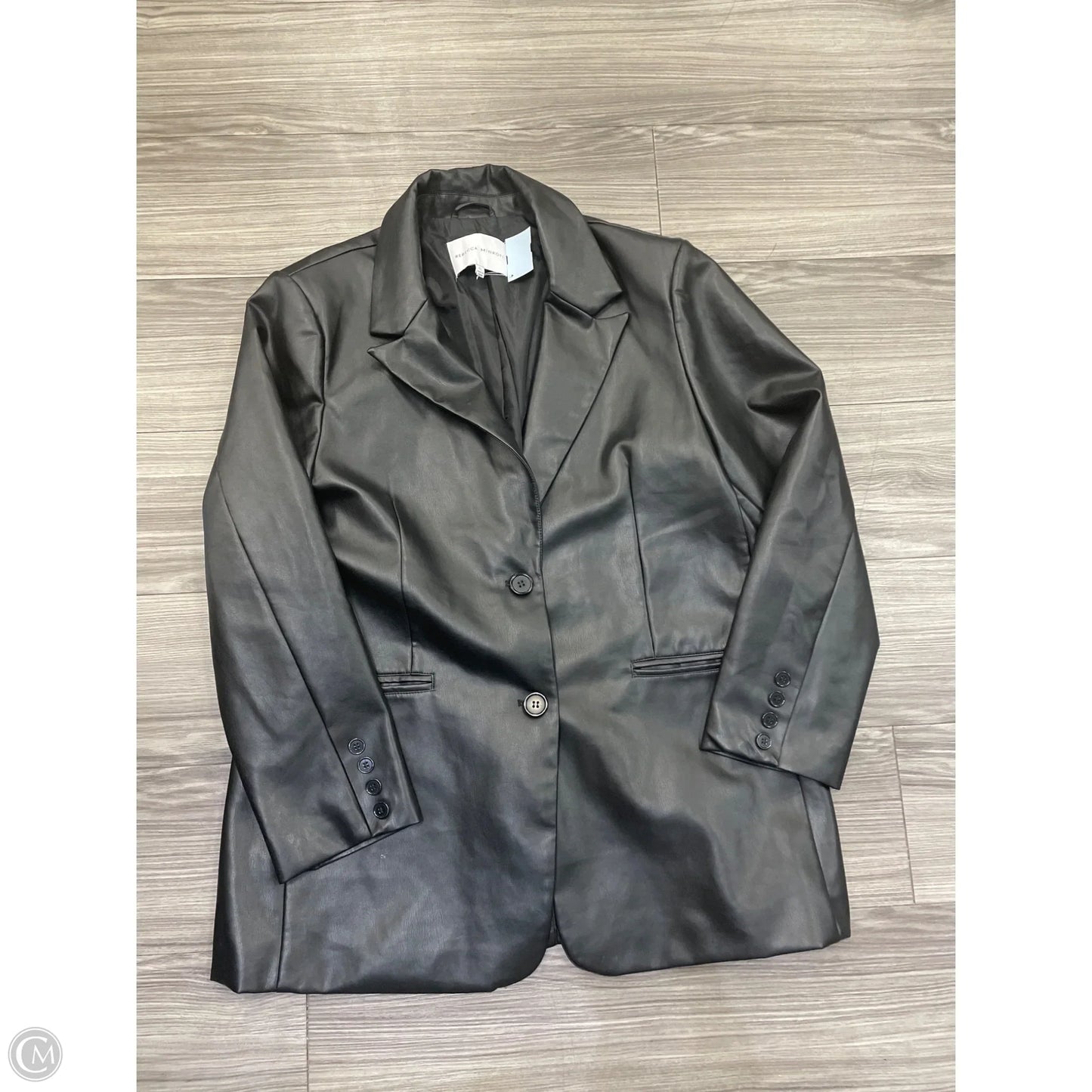 Jacket Designer By Rebecca Minkoff In Black, Size: Xl