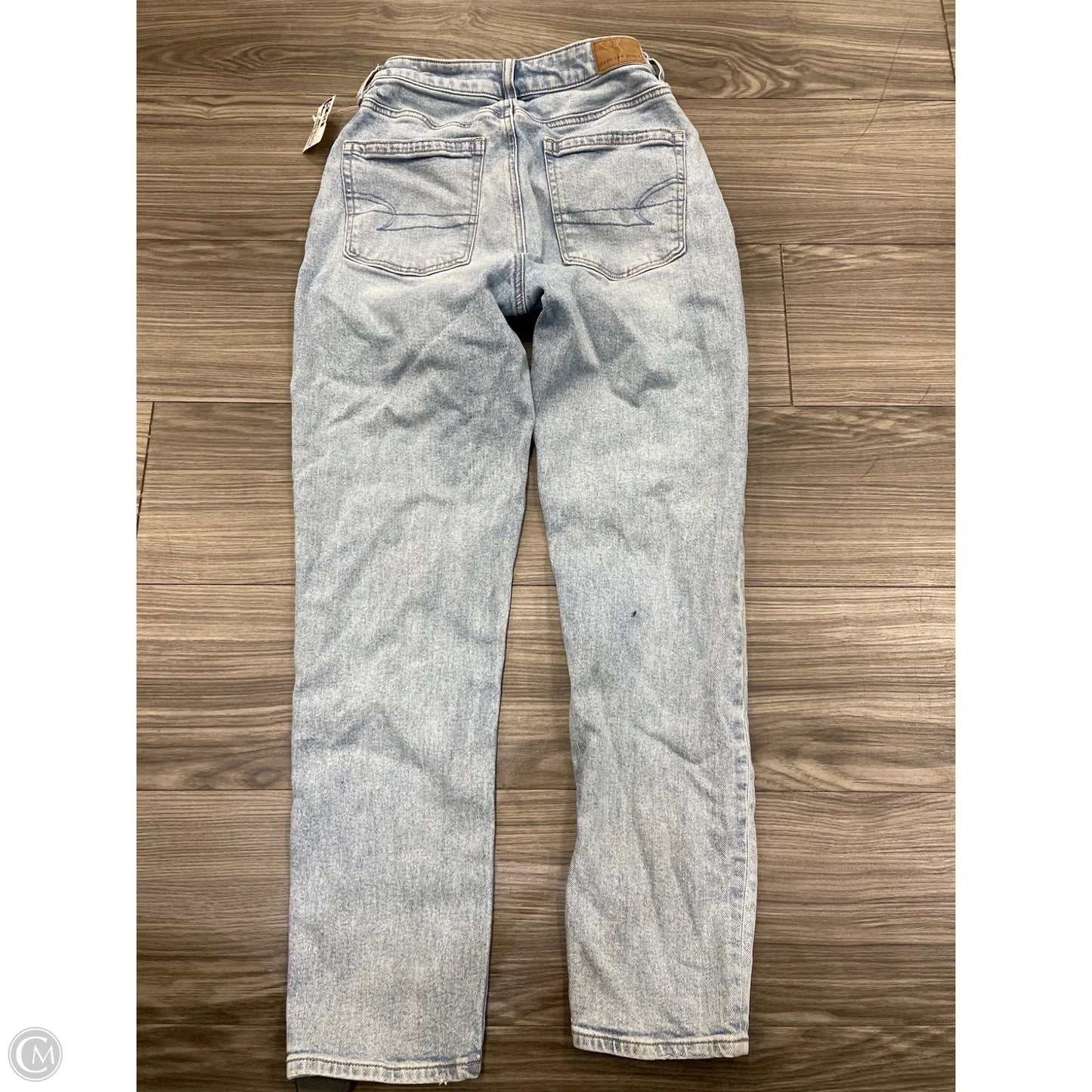 Jeans Boyfriend By American Eagle In Blue Denim, Size: 2