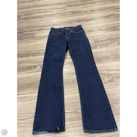Jeans Boot Cut By Levis In Blue Denim, Size: 4