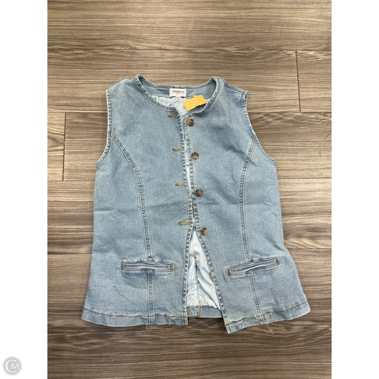 Vest Other By Anniewear In Blue Denim, Size: Xl