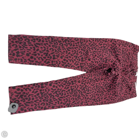Jeans Skinny By Social Standard By Sanctuary In Animal Print, Size: 14