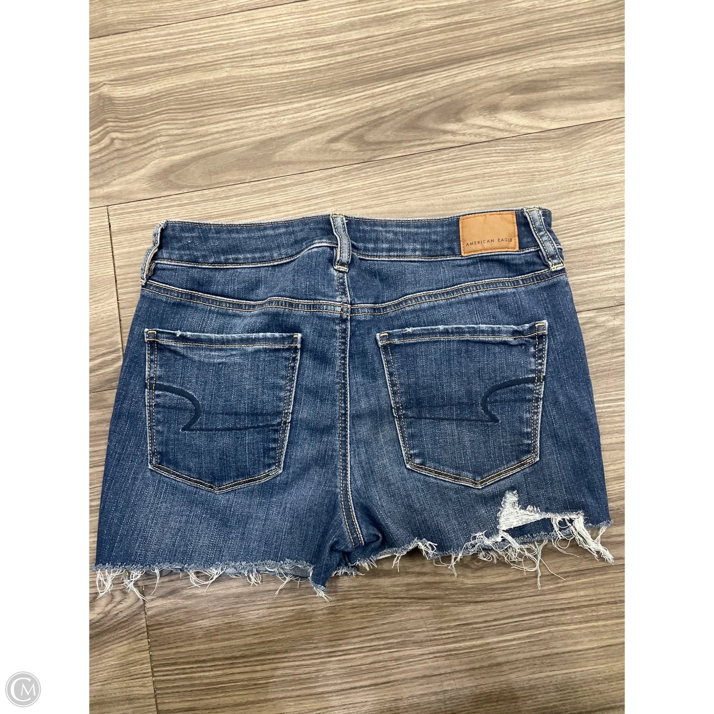 Shorts By American Eagle In Blue Denim, Size: 8