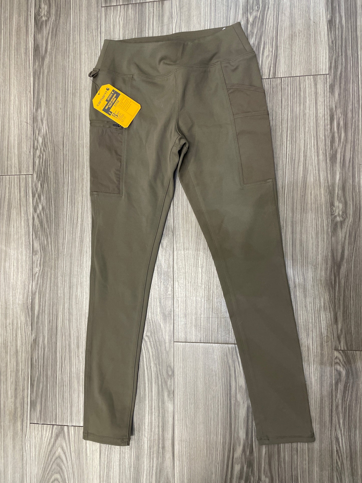 Athletic Leggings By Carhartt In Green, Size: Xs