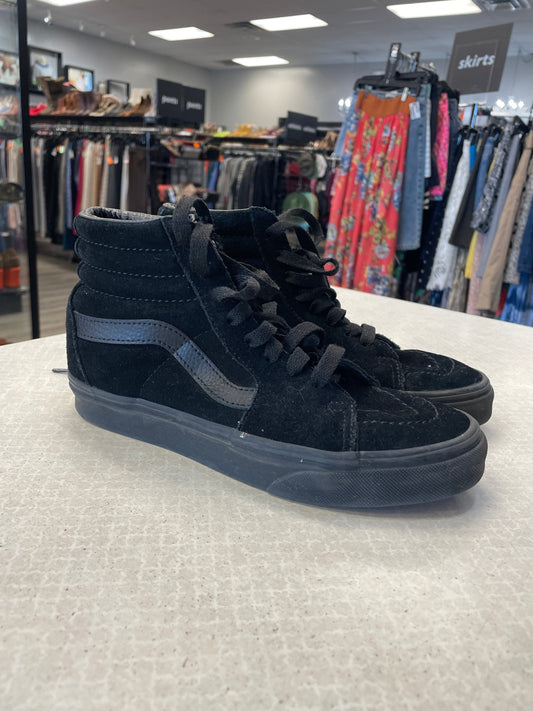 Shoes Sneakers By Vans In Black, Size: 5.5