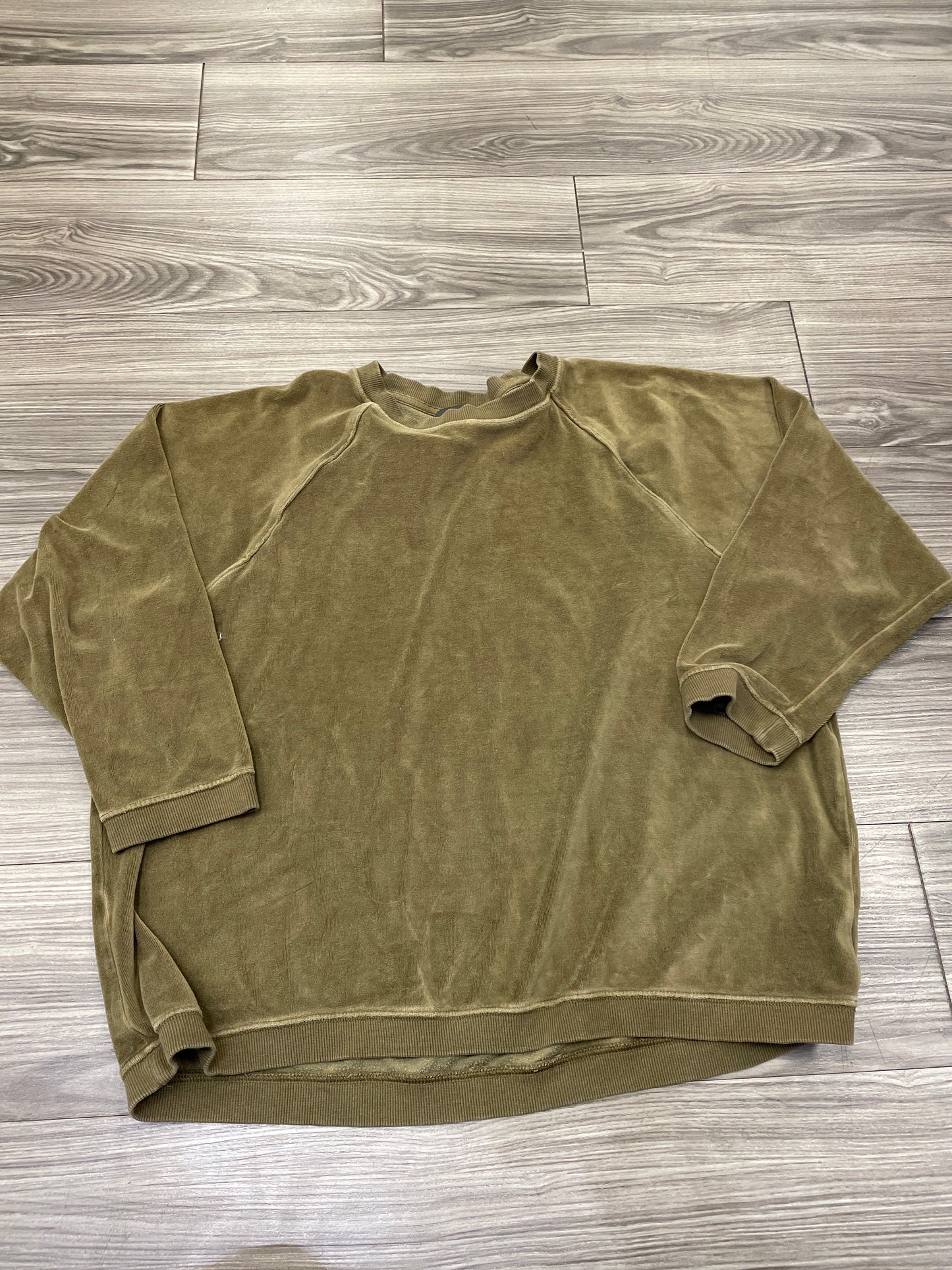 Sweatshirt Crewneck By Aerie In Green, Size: S