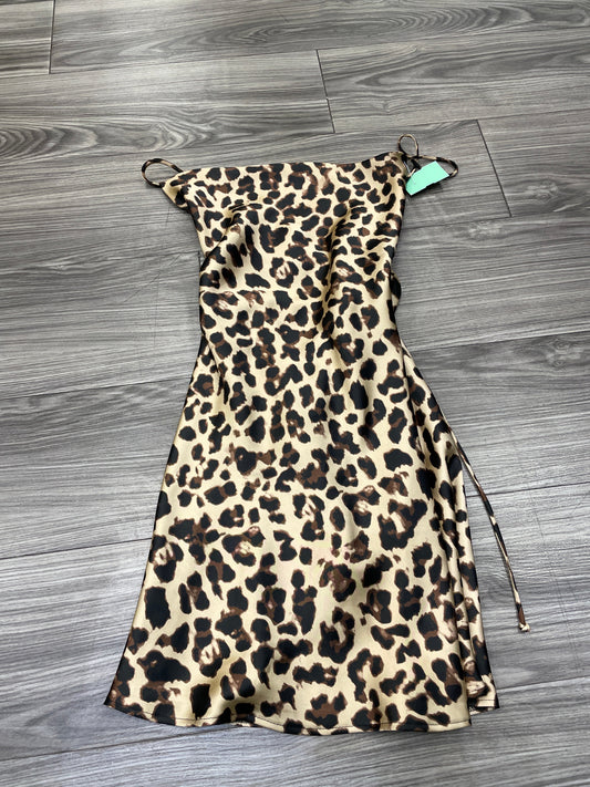 Dress Party Short By Zara In Animal Print, Size: S