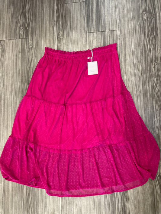 Skirt Maxi By Clothes Mentor In Pink, Size: 0x