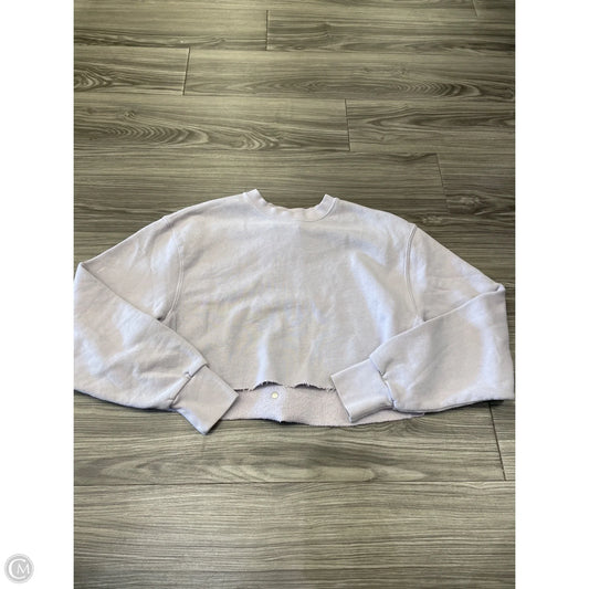 Sweatshirt Crewneck By Good American In Purple, Size: S