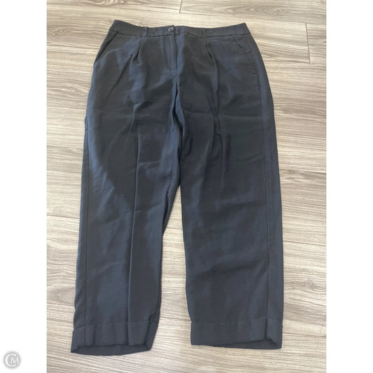 Pants Linen By Loft In Black, Size: 12