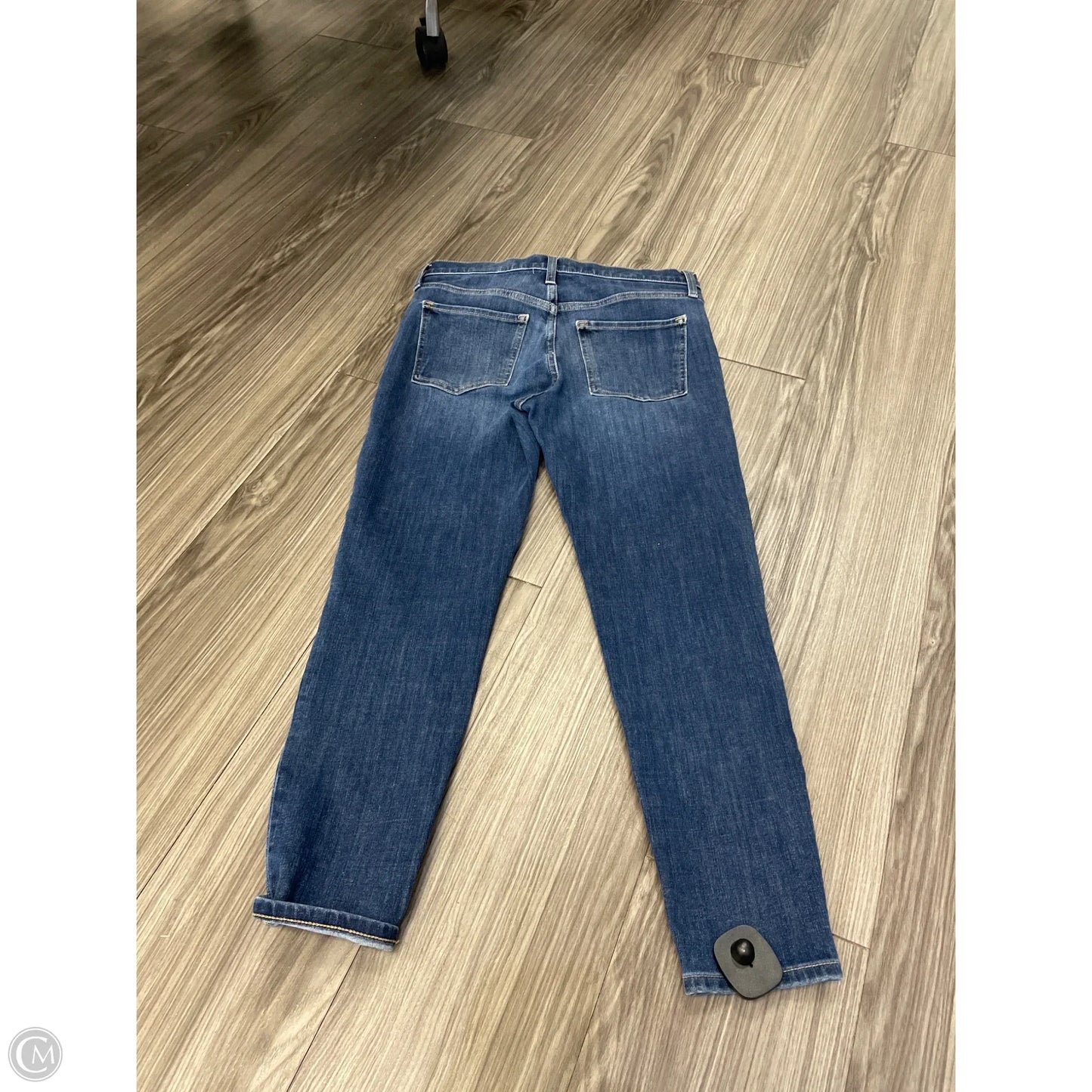 Jeans Skinny By Banana Republic In Blue Denim, Size: 4