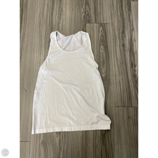 Athletic Tank Top By Lululemon In Striped Pattern, Size: 12